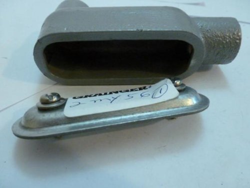 KILLARK Killark LB17 Conduit Body, Duraloy Iron, 1/2 Hub, 4 Cubic Inch Volume