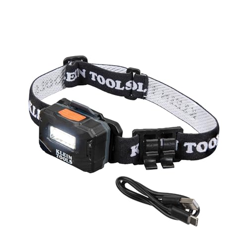KLEIN TOOLS Klein 56049 Rechargeable Light Array LED Headlamp with Adjustable Strap