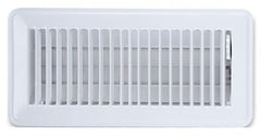 AMERICAN METAL PRODUCTS American Metal Products 413W4X10 White Floor Register