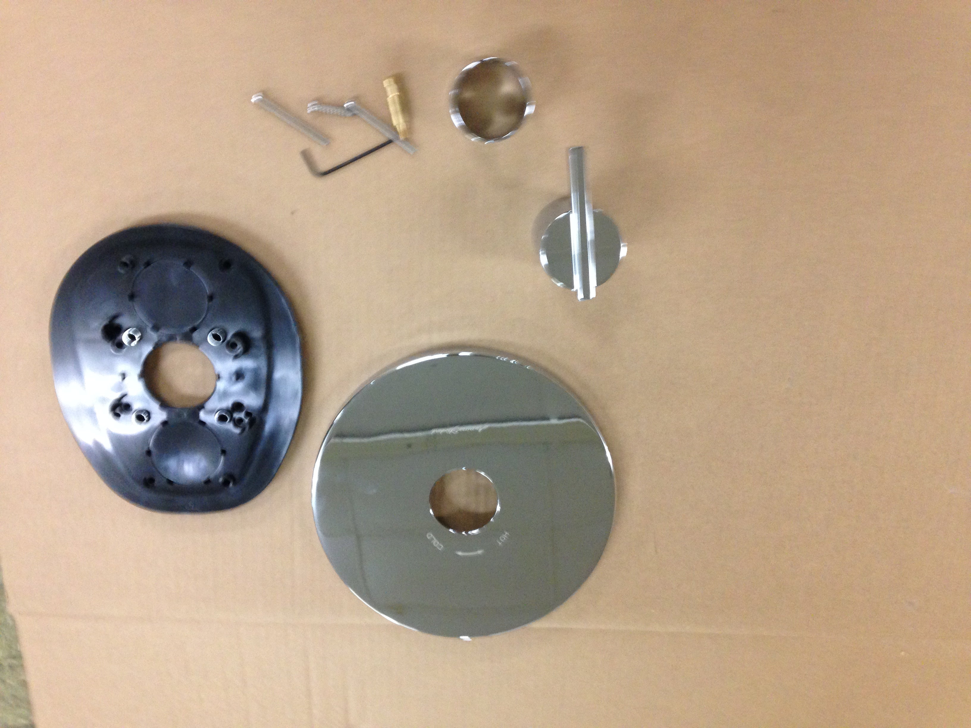 AMERICAN STANDARD American Standard T430730.002 Berwick Central Thermostat Trim Kit Less Valve Chrome