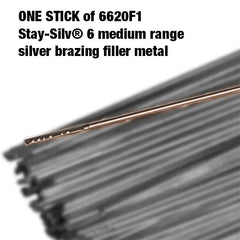 HARRIS Harris Stick 6 Silver Brazing Filler Metal 6% Silver