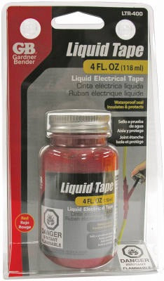 GARDNER BENDER Ecm Industries Llc LTR-400 Liquid Electrical Tape 4 Oz Red