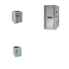 TRANE TRANE 48000 BTU R-454B 15 SEER2 Central Furnace + Coil Dual Fuel System