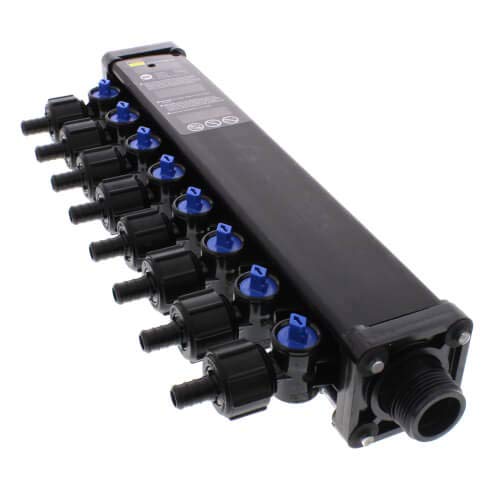 VIEGA Viega 50083 1/2, 8 Port Zero Lead PolyAlloy PEX Crimp MINIBLOC