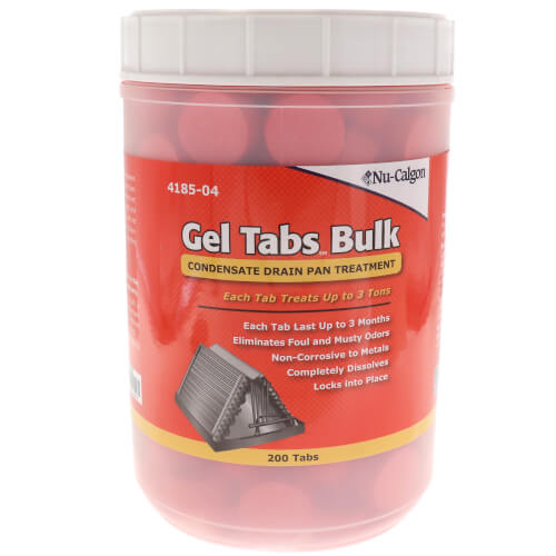 NU-CALGON Nu-Calgon 4185-04 Gel Tabs 3 Ton (200 Count) Bulk