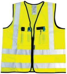 OCCUNOMIX Occunomix LUX-SSFS-OL Hi-vis Safety Vest Large Ansi 2