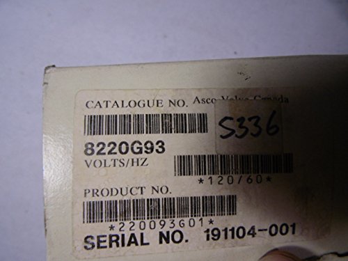 ASCO Asco 8220G93 Solenoid Valve for Steam and Hot Water Applications
