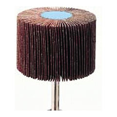Pferd 45160 Mounted Flap Wheel 1/4 Shank 3/4 Inch x 3/8 Inch 60 Grit 25,000 RPM Aluminum Oxide