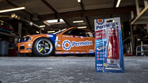 PERMATEX Permatex 81630 Ultra Red High Temperature Gasket Maker 3 oz