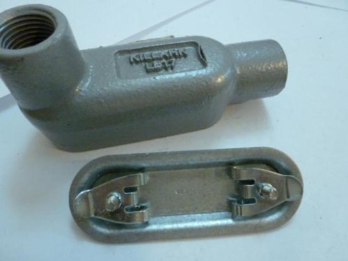 KILLARK Killark LB17 Conduit Body, Duraloy Iron, 1/2 Hub, 4 Cubic Inch Volume