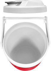 Igloo 31379 Laguna Beverage Jug 1 Gallon Red Star White