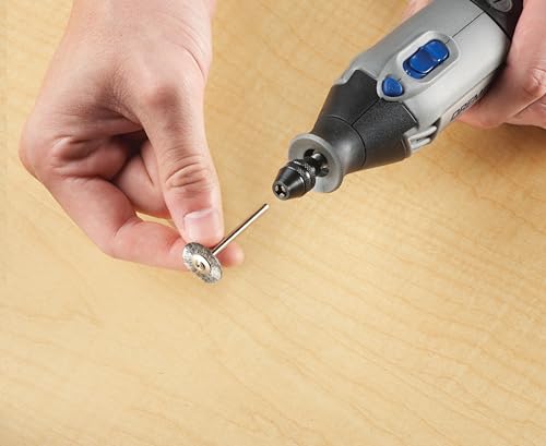 DREMEL Dremel 4486 Keyless Chuck Ideal for 1/32 Inch to 1/8 Inch Shank Rotary Tool Accessories Silver