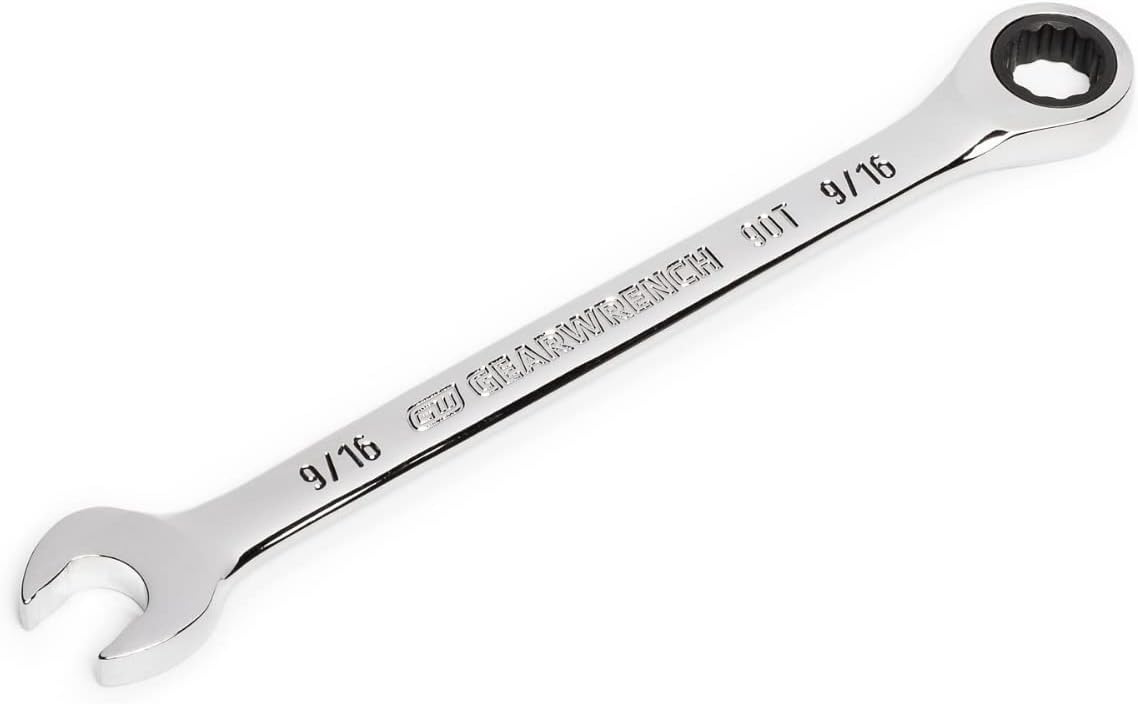 GEARWRENCH GEARWRENCH 86946 9/16 Inch 4 Degree Swing Arch 12 Point Ratcheting Combination Wrench