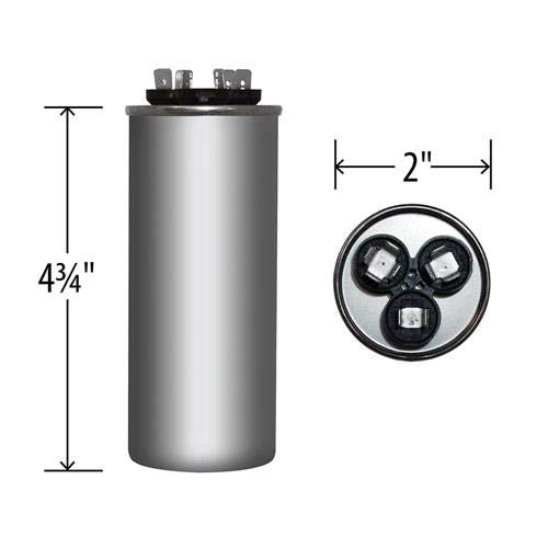 MARS Mars 14091 35/10 MFD Round Run Capacitor 440V