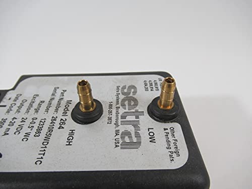 SETRA SYSTEMS Setra Systems 26410R5WD11T1C Differential Pressure Transducer for HVAC and Cleanroom Applications