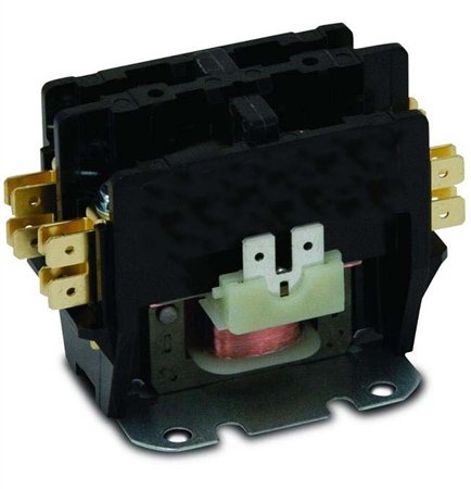 ABB ABB DP30C2P-C 30A 2-Pole Non-Reversing Definite Purpose Contactor, 277V AC Coil