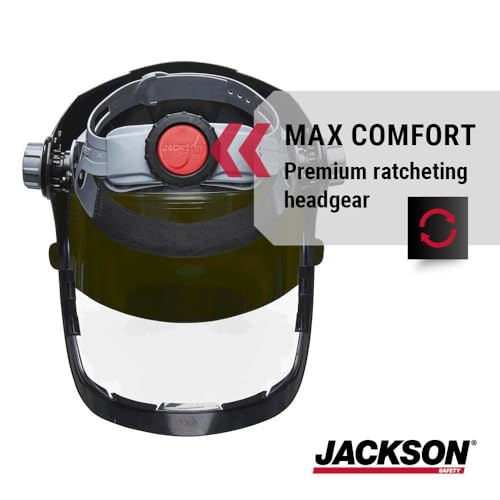JACKSON SAFETY Jackson Safety 14230 Quad500 Face Shield with Shade 5 IR Welding Visor