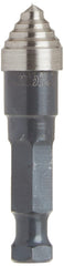 IRWIN 10312ZR Unibit 3/8-Inch Step-Drill Bit, 1/4-Inch Shank