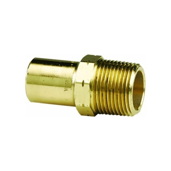 VIEGA Viega 77982 ProPress Bronze Adapter with Male 1-Inch by 1-Inch FTG x Male NPT