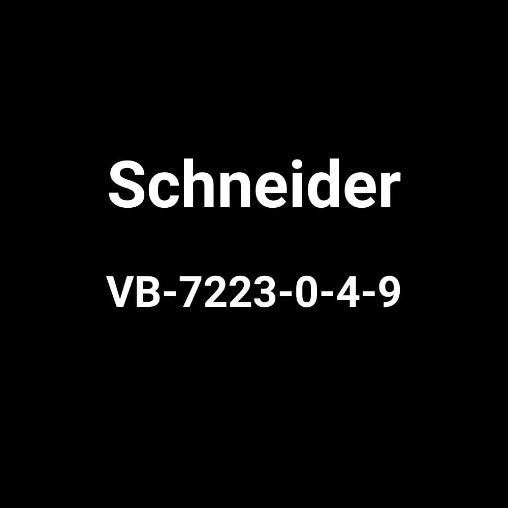 SCHNEIDER ELECTRIC VB-7223-0-4-9 ZONE VALVES