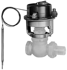 Johnson Controls T-3111-2 Integral Thermostat Piston Top Valve Actuator Reverse Acting External Set Point