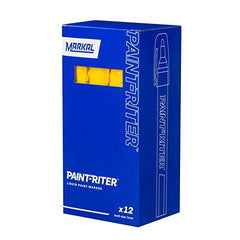 Markal 97400 Paint-Riter Water-Based Marker Marker, White (12 Markers)