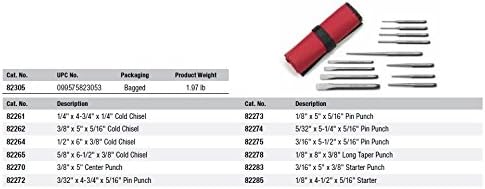 GEARWRENCH Gearwrench 82305 Punch and Chisel Set Hand Powered 12 Pc