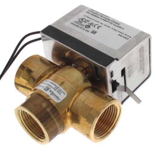 SCHNEIDER ELECTRIC Erie VT3427G13A020 24V 1 NPT 3-Way Zone Valve