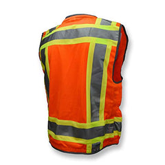 Radians SV55-2ZOD-3X Type R Class 2 Heavy Duty Engineer Vest Orange 3X-Large