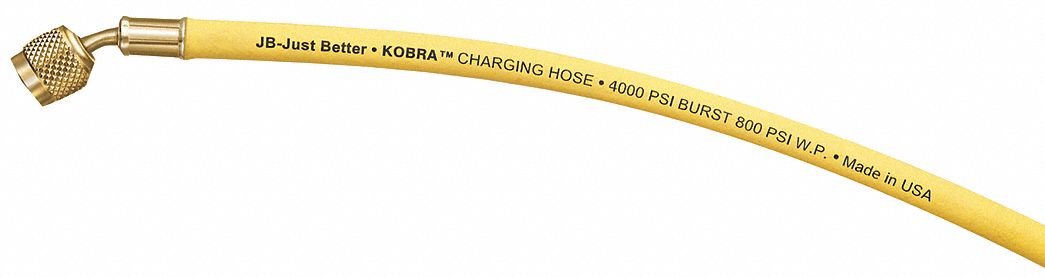 JB INDUSTRIES JB Industries CLS-60Y Charging/Vacuum Hose Low Loss 60 in Yellow