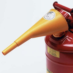 Justrite 11202Y Slip-On Poly Funnel 3/4 x 11 in.