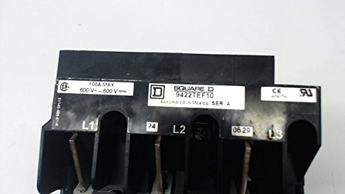 SCHNEIDER ELECTRIC Square D 9422TEF10 100 Amp 600 VAC/VDC Fusible Disconnect Switch