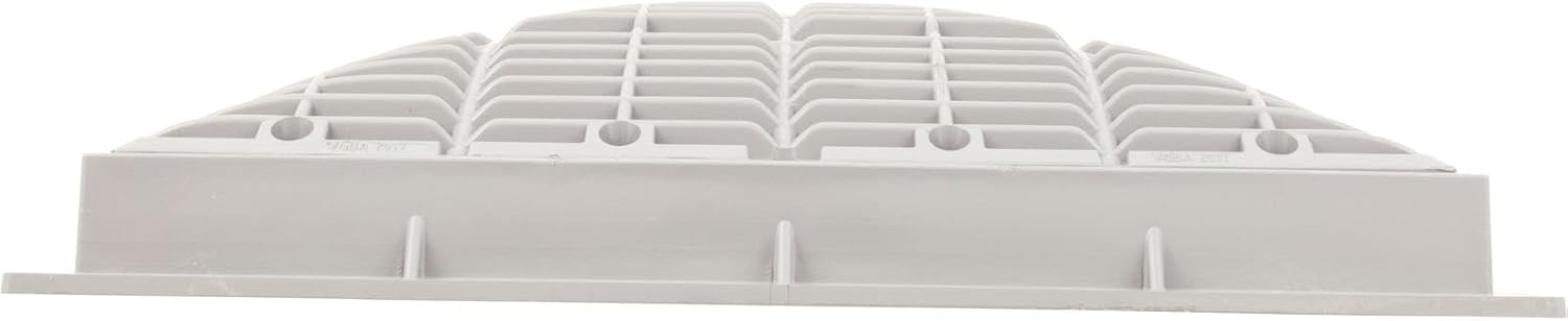 WATERWAY PLASTICS Waterway Plastics 640-4720V Main Drain Grate And Frame White 12 x 12