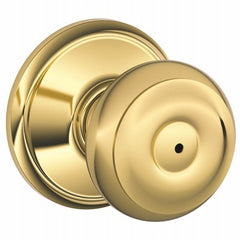 SCHLAGE Schlage Lock Co F40V Geo 605 Privacy Lockset Brass