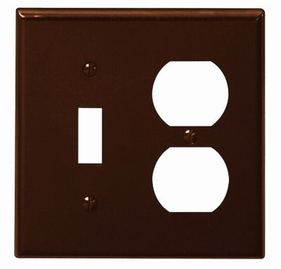 LEVITON Leviton Mfg Co 001-85005-000 Combo Wall Plate Brown 25pk