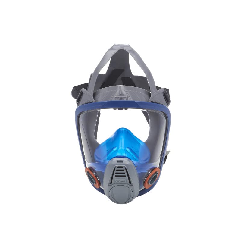 MSA SAFTEY MSA 10031309 Advantage 3200 Series Full-Facepiece Respirator - Medium - Twin-Port - Reusable Gas Mask