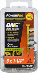 HILLMAN Hillman Fasteners 116783 Exterior Screw 6 X 1.25 in 35 Pack