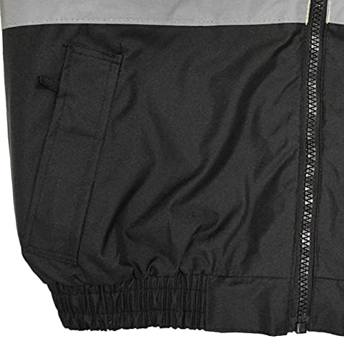 RADIANS Radians SJ210B-3ZGS-M Radwear Winter Bomber Jacket Hi-Viz Green Black Bottom Medium