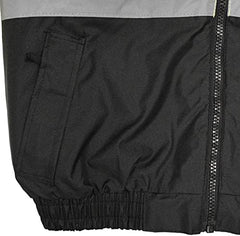 Radians SJ210B-3ZGS-M Radwear Winter Bomber Jacket Hi-Viz Green Black Bottom Medium