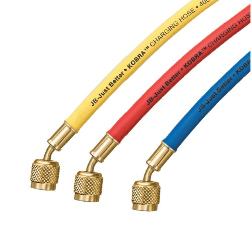 JB INDUSTRIES JB INDUSTRIES CCLS-48 Kobra High Pressure Charging Hose 48 Inch Burst Proof Secure Seal