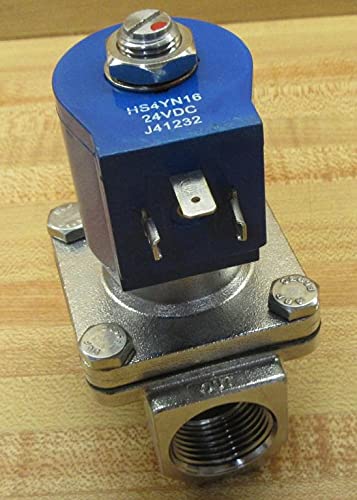 GC VALVES GC Valves S211YF16L7EG5 Solenoid Valve 24VDC 3/4 Inch NPT Normally Closed Din Connector
