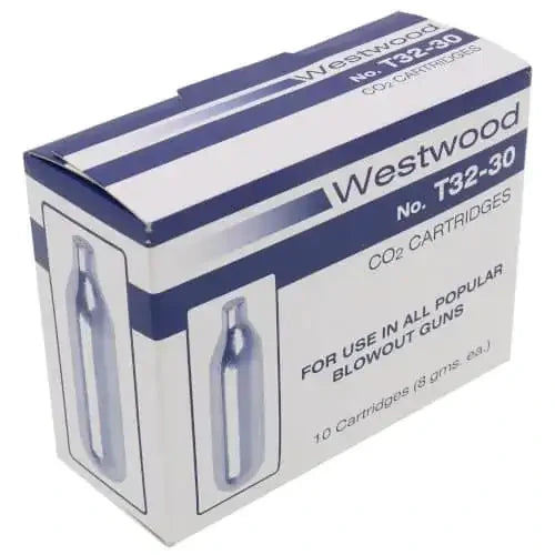 WESTWOOD PRODUCTS Westwood Products t32-30 CO2 Pump Cartridge Box of 10