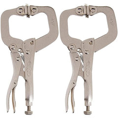 Irwin 165 4-Inch Locking C-Clamp with Swivel Pads