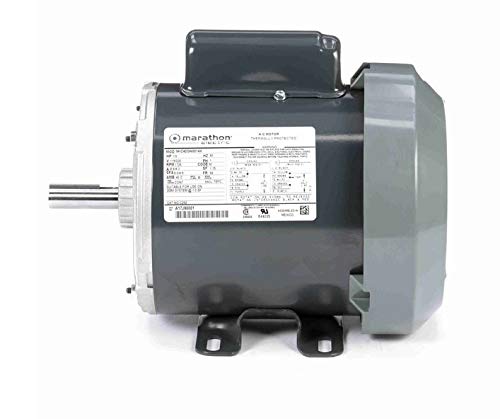 MARATHON MOTORS Marathon MC262 56 Frame General Purpose Motor 0.5 HP 1800 RPM 115-230 VAC 5KC42GN0014X Replacement