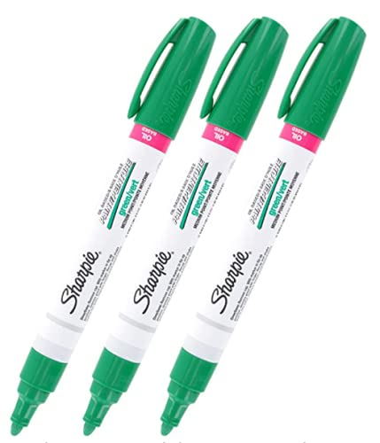 SHARPIE Sharpie 2107620 Oil-Based Paint Markers, Medium Tip, 12-Pack, Green