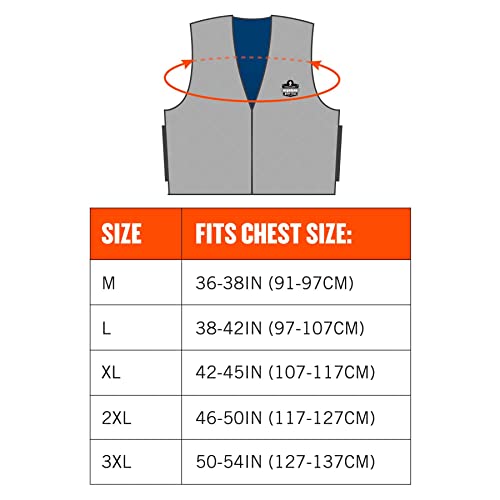 ERGODYNE Ergodyne 12547 Embedded Polymers Cooling Vest 3X-Large Replacement MPN