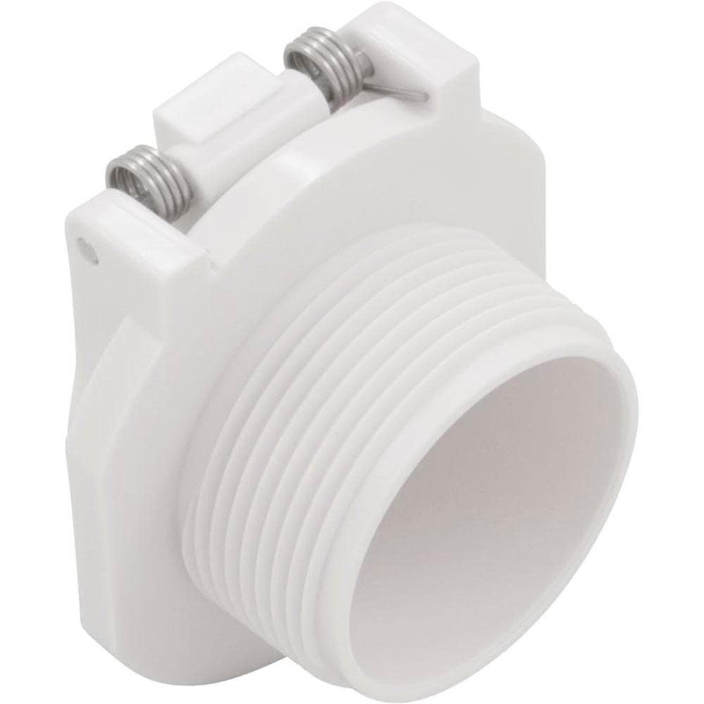 WATERWAY PLASTICS Waterway 600-2200 1-1/2 MPT Vac Lock Fitting White