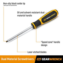 GEARWRENCH 80000H #0 x 2-1/2 Phillips Dual Material Screwdriver (Pack of 2)