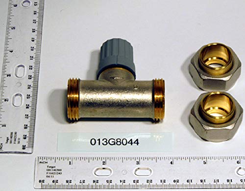 DANFOSS Danfoss 013G8044 - 3/4 Inch Thermostatic Radiator Valve Straight Union Sweat for HVAC and Water Systems