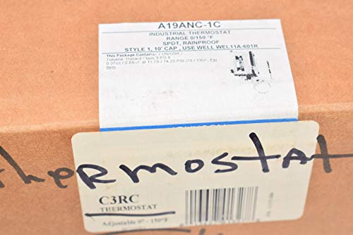 JOHNSON CONTROLS Johnson Controls A19ANC-1 SPDT Rainproof Switch 0/150F with 10 Feet Cap